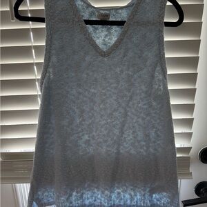 J. Crew Light Gray V-Neck Tank Top